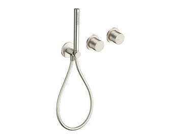 SX CRISX602 - 3 hole stainless steel shower set with hand shower by CRISTINA Rubinetterie - view 2